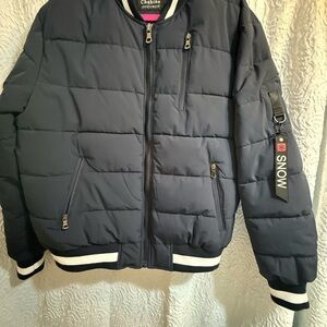 Men's Navy Bomber Jacket